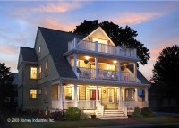 Harvey full home exterior balconies