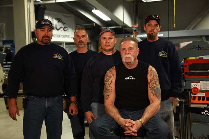 Up And Above S Crew Visits Orange County Choppers
