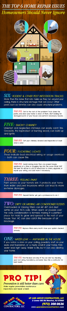 The Top 6 Home Repair Issues