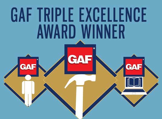 Gaf Triple Excellence Award Winner