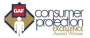 GAF Consumer Protection Excellence Award Winner