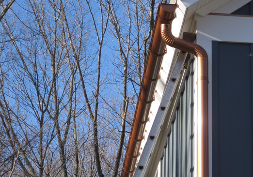 Copper Gutter Replacement