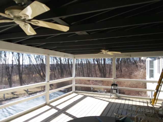 Enclosed Porch With Ez Screen System