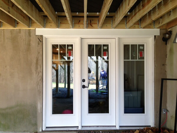 French Door Under Decks