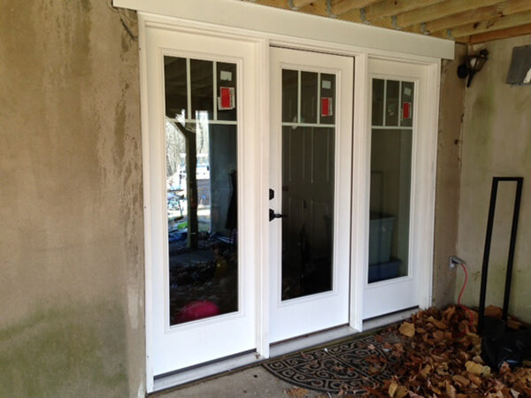 French Doors Under Deck