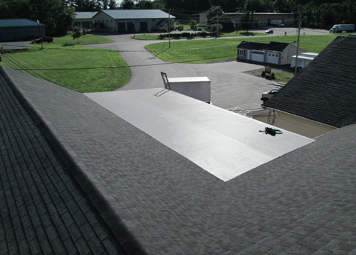 Shingle Roof Replacement With Epdm Flat Roof