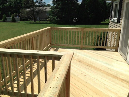 Wood Deck Refurbished