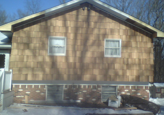 Wood Shake Siding Installation